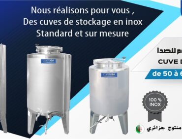 CUISINOX : L’excellence dans la fabrication de cuves et réservoirs en acier inoxydable
