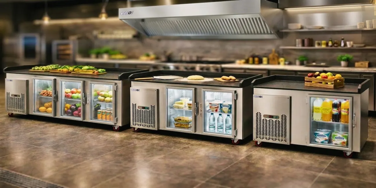 Arrière Bar Réfrigéré Cuisinox Inox
